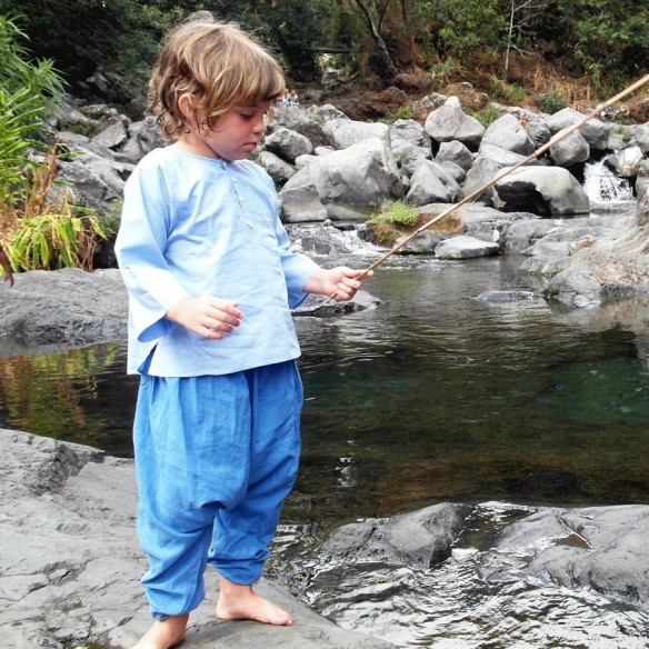 Sarouel enfant en voile de coton - SAROUELS ET PANTALONS - Tortue de Mer