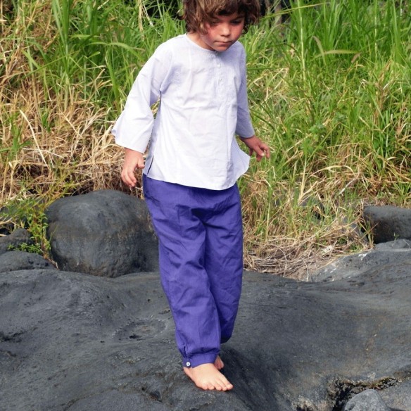Pantalon coton pour enfant - ENFANTS ET ADOS - Tortue de Mer