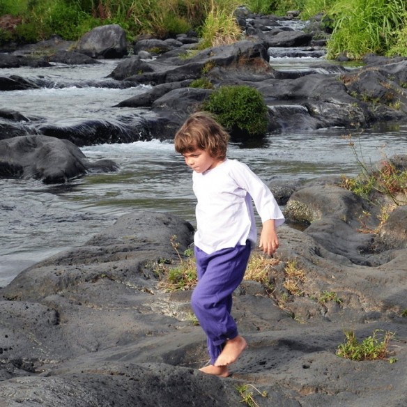 Pantalon coton pour enfant - ENFANTS ET ADOS - Tortue de Mer