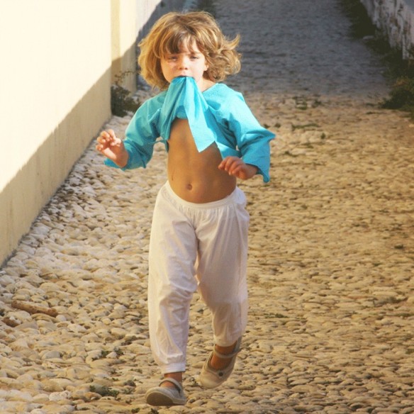 Sarouel enfant en coton - SAROUELS ET PANTALONS - Tortue de Mer