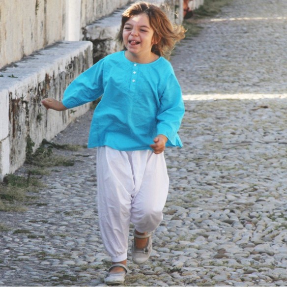 Sarouel enfant en coton - SAROUELS ET PANTALONS - Tortue de Mer
