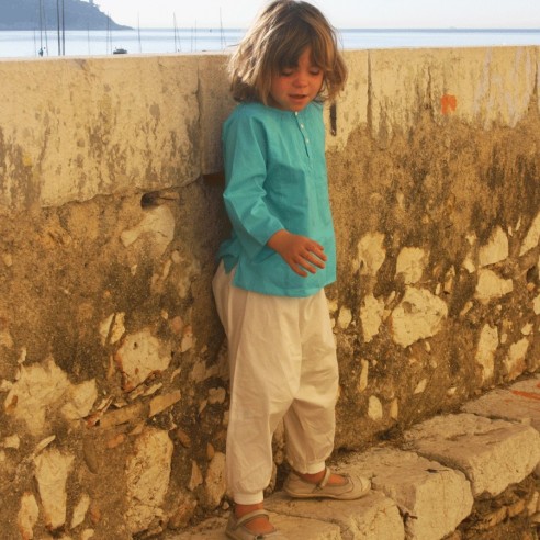 Sarouel enfant en coton - SAROUELS ET PANTALONS - Tortue de Mer