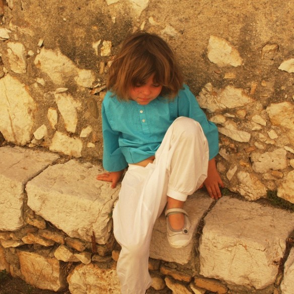 Sarouel enfant en coton - SAROUELS ET PANTALONS - Tortue de Mer