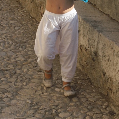 Cotton sarouel trousers - SAROUELS & TROUSERS - Tortue de Mer