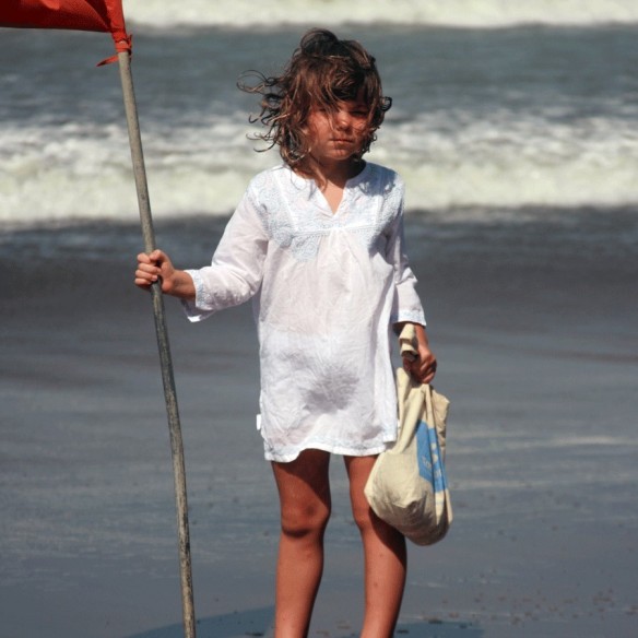 White beach kaftan - WHITE KAFTANS - Tortue de Mer