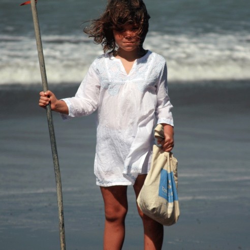 White beach kaftan - WHITE KAFTANS - Tortue de Mer
