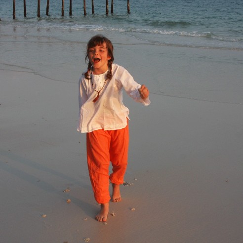 Sarouel enfant en voile de coton - SAROUELS ET PANTALONS - Tortue de Mer