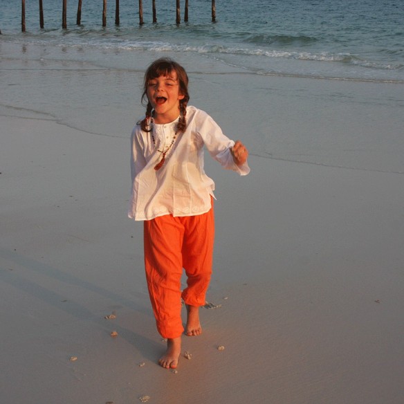 Sarouel enfant en voile de coton - SAROUELS ET PANTALONS - Tortue de Mer