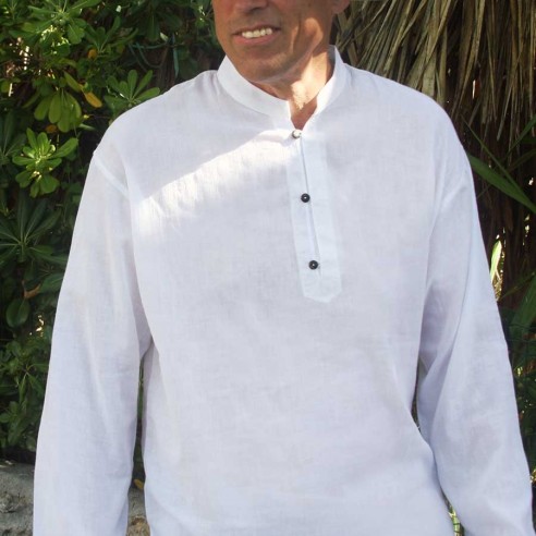 Mao collar kaftan - MEN - Tortue de Mer