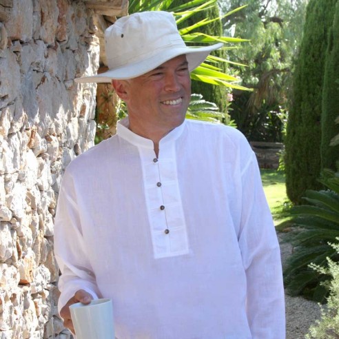 Mandarin collar shirt - MEN - Tortue de Mer