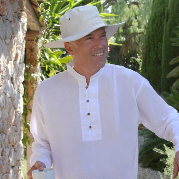 Mandarin collar shirt - MEN - Tortue de Mer