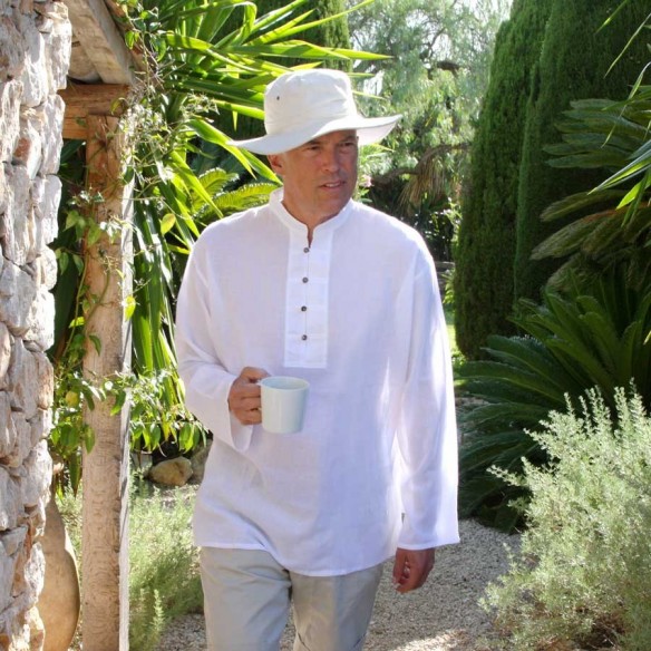 Mandarin collar shirt - MEN - Tortue de Mer