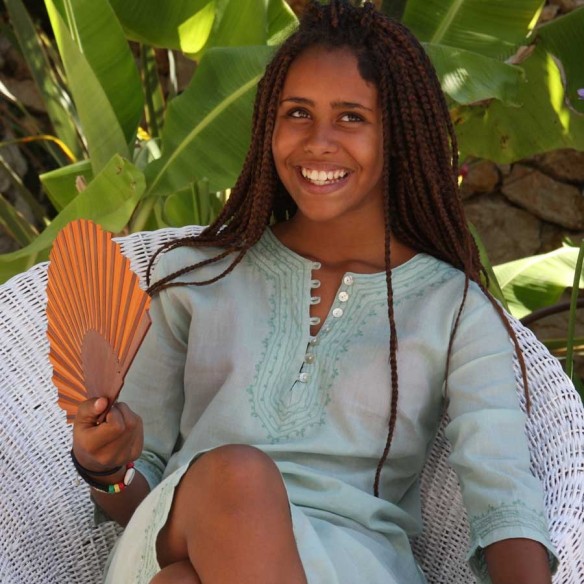 Beach kaftan - TEEN GIRLS KAFTANS - Tortue de Mer