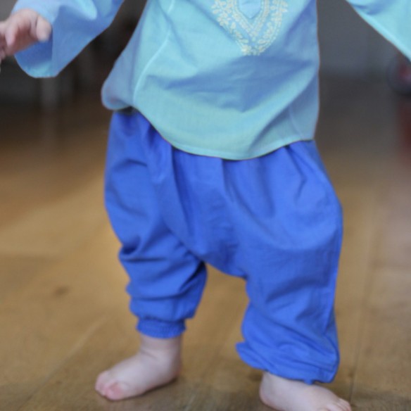 Sarouel en voile de coton pour bébé - SAROUELS ET PANTALONS - Tortue de Mer