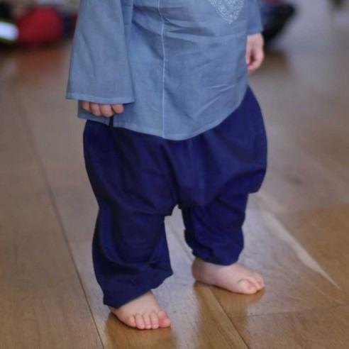 Sarouel en voile de coton pour bébé - SAROUELS ET PANTALONS - Tortue de Mer