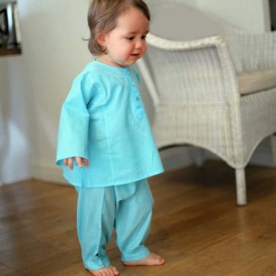 Pantalon bébé en coton - SAROUELS ET PANTALONS - Tortue de Mer 2