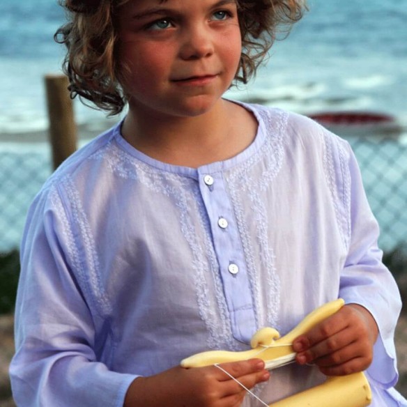 Tunique d'été brodée - TUNIQUES - Tortue de Mer