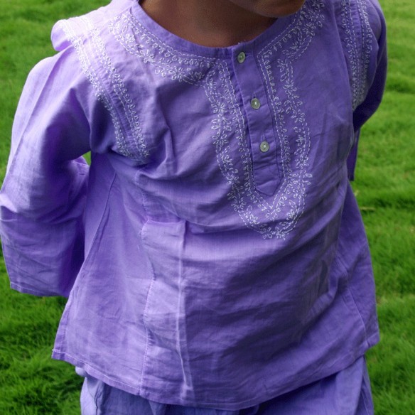 Tunique d'été brodée - TUNIQUES - Tortue de Mer